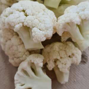 Cavolfiore bianco pulito